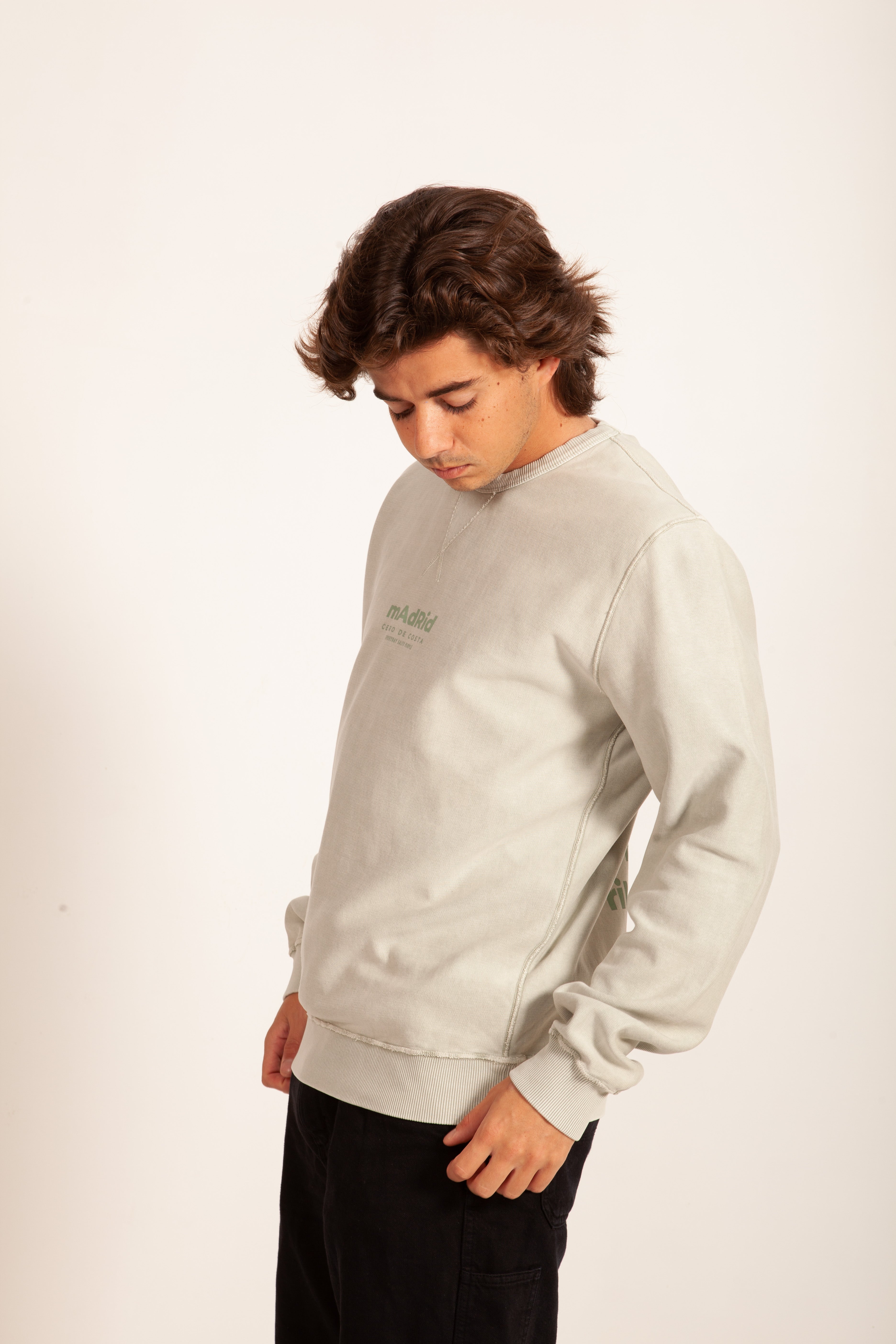 SUDADERA VERDE MENTA “MADRID”